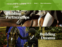 Tablet Screenshot of fiddlersgreenstables.com